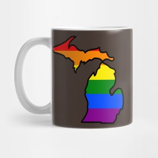 Michigan Gay Pride Flag Mug